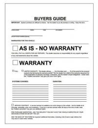 Car Dealership; Buyer's Guide